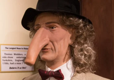 Thomas Wedders: El hombre con la nariz más larga de la historia