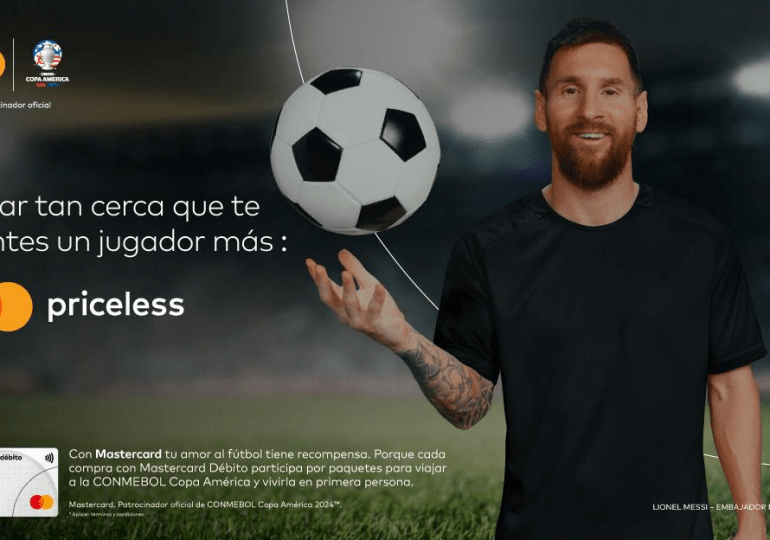 Mastercard y Lionel Messi presentan "Giving Back" para iniciar la CONMEBOL Copa América USA 2024™