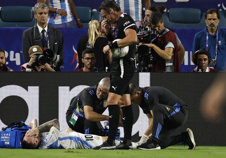 Messi se lesiona en un esprint y abandona la final entre lágrimas en el minuto 65