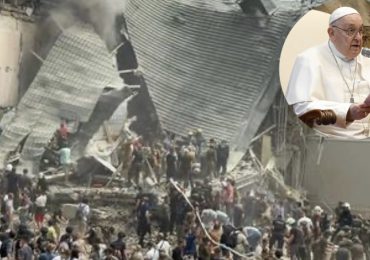 El papa denuncia el bombardeo de un hospital de Kiev y de una escuela en Gaza
