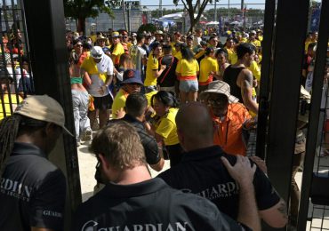 Incidentes en el ingreso al estadio antes de la final entre Argentina y Colombia en Miami