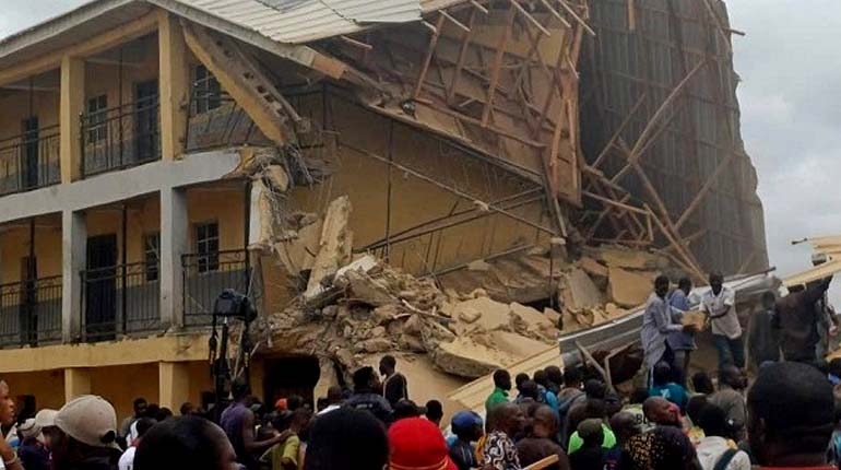 Derrumbe de una escuela en Nigeria deja al menos 16 estudiantes muertos