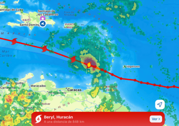 Beryl está cerca de convertirse en un huracán categoría 5