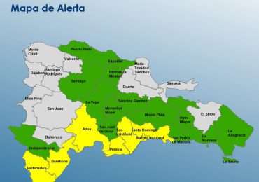 Huracán Beryl: Mantienen en 7 las provincias en alerta amarilla y aumentan a 14 las que están en verde