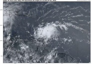 Sistema Invest96L llega al arco de las Antillas Menores, se espera afecte a la República Dominicana