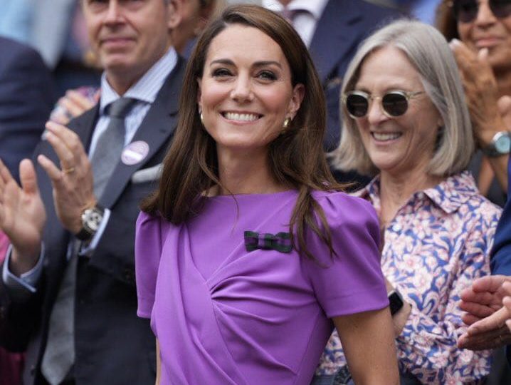 Kate Middleton reaparece en la final de Wimbledon en medio de su recuperación