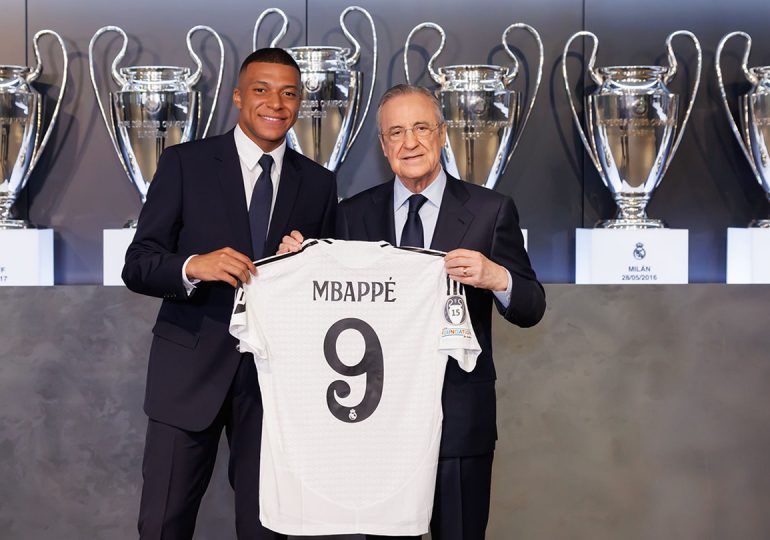 Kylian Mbappé ya es jugador del Real Madrid: Florentino Pérez le da la bienvenida en la Ciudad Real Madrid