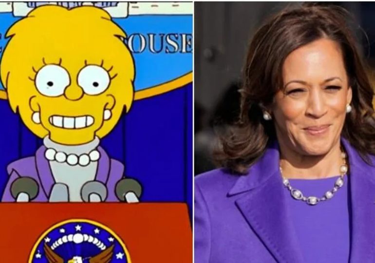 Los Simpson predicen posible victoria de Kamala Harris en las elecciones presidenciales