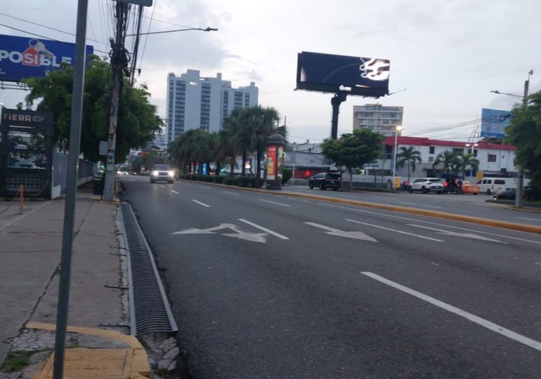 Distrito Nacional luce despejado en la "hora pico" del viernes