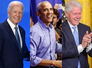 Biden, Obama y los Clinton apoyarán a Kamala Harris en la Convención Nacional Demócrata