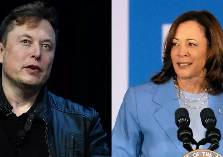 Elon Musk llama comunista a Kamala