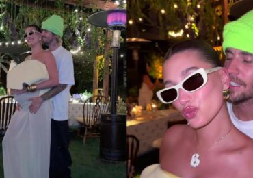 Hailey y Justin Bieber celebran su 'baby shower' muy enamorados