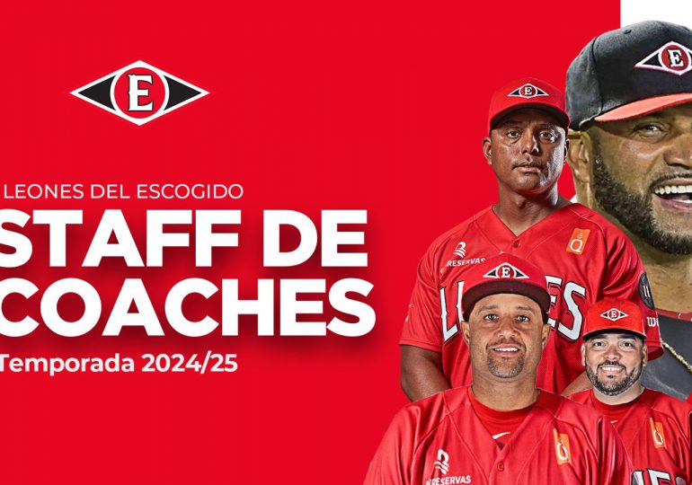 Leones del Escogido definen cuerpo técnico que acompañará al Pujols esta temporada