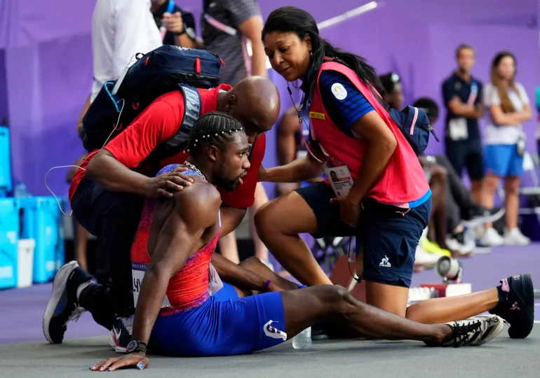 Noah Lyles compite con covid la final de los 200 metros