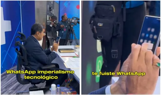 Maduro desinstala WhatsApp en vivo y muchos le preguntan por qué no hizo lo mismo con X