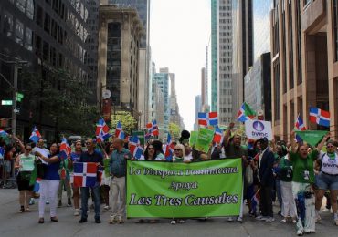 Diáspora dominicana en NY marchó por la justicia y las tres causales durante  desfile nacional dominicano