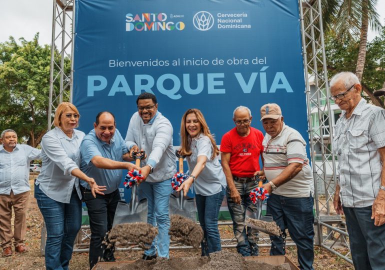 Alcaldía del DN y Cervecería Nacional Dominicana se unen para iniciar construcción del Parque Vía en Los Ríos