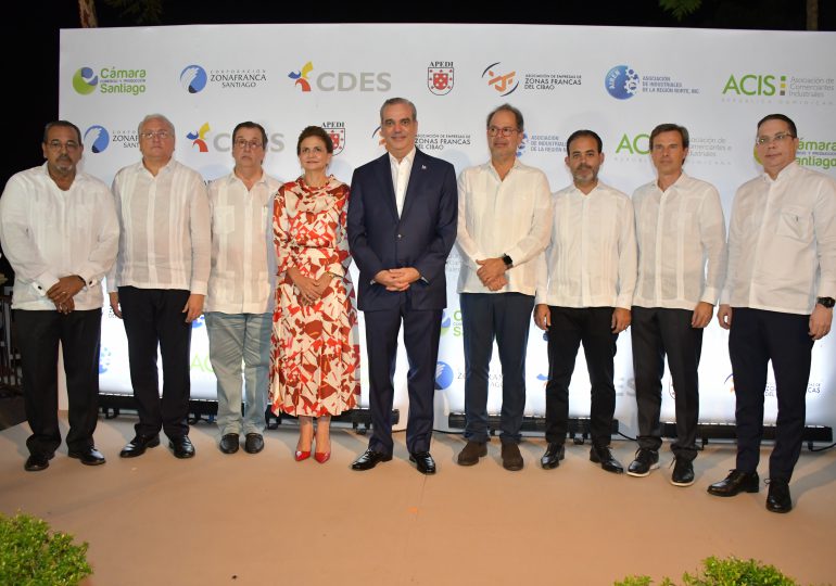 Compromiso Santiago ofrece recepción en honor al presidente Abinader y a la vicepresidenta Raquel Peña