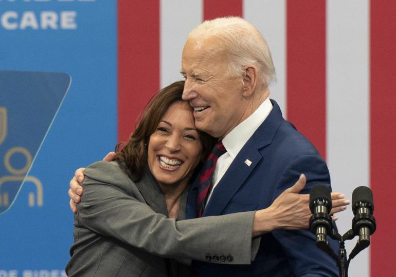 Biden promete ser “el mejor voluntario” de la campaña de Harris