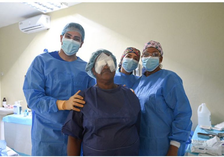 Instituto Contra la Ceguera por Glaucoma realiza una jornada de salud visual médico-quirúrgica en el municipio de Hostos