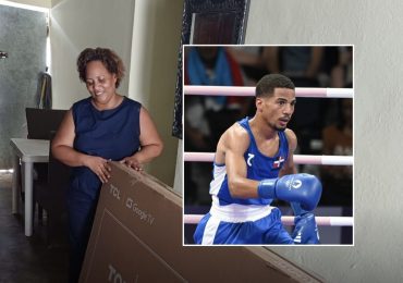 Regalan TV a madre de Yunior Alcántara para que vea sus combates en París 2024