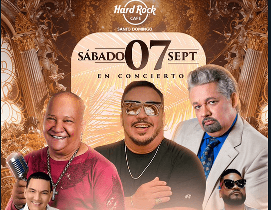 Hidelmado, David Pabón y Nino Segarra anuncian concierto en Hard Rock Café Santo Domingo