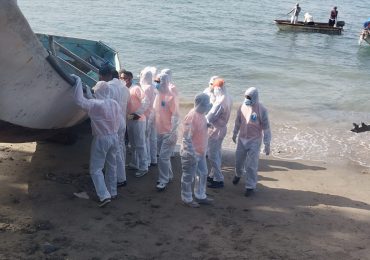 Cuerpos encontrados en Río San Juan llevaban meses en altamar, según su estado de descomposición