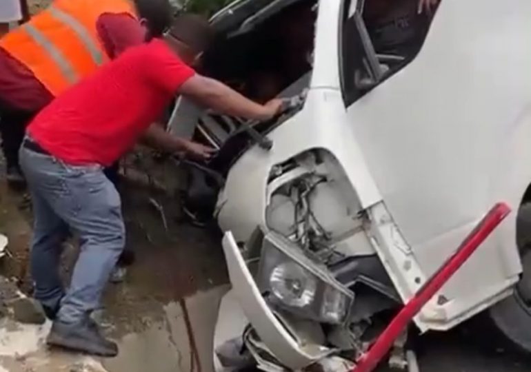 Accidente en la autopista Joaquín Balaguer deja varias personas lesionadas