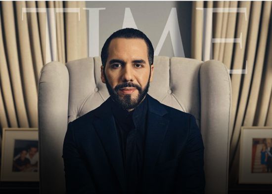 Nayib Bukele seleccionado para la portada de TIME: Promete no postularse para un tercer mandato