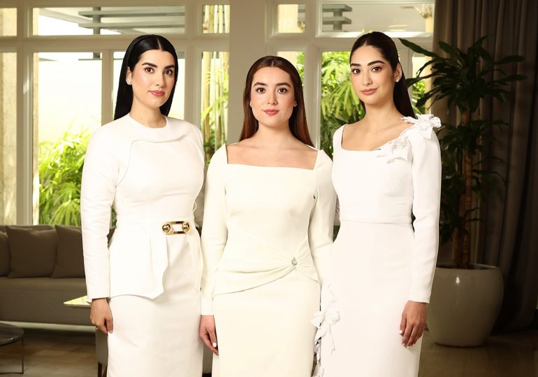 Hijas del presidente Abinader deslumbran con elegantes atuendos en la recepción de toma de posesión