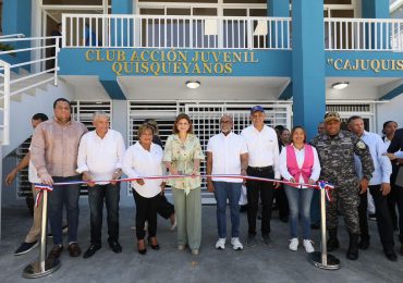 <em>Raquel Peña devuelve a SDO el Club Deportivo Cajuquis totalmente remodelado</em>