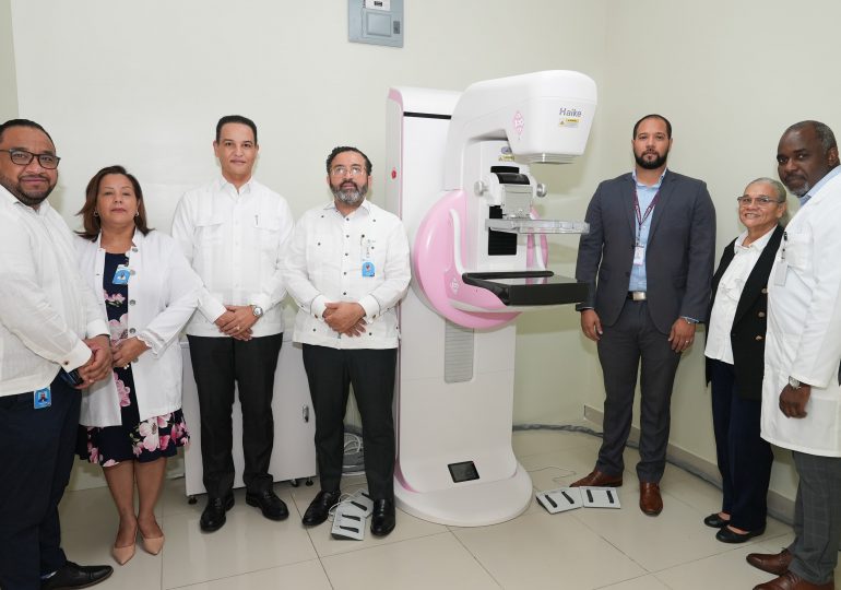 Ministerio de Energía y Minas dona mamógrafo de última generación al Hospital Materno Reynaldo Almánzar