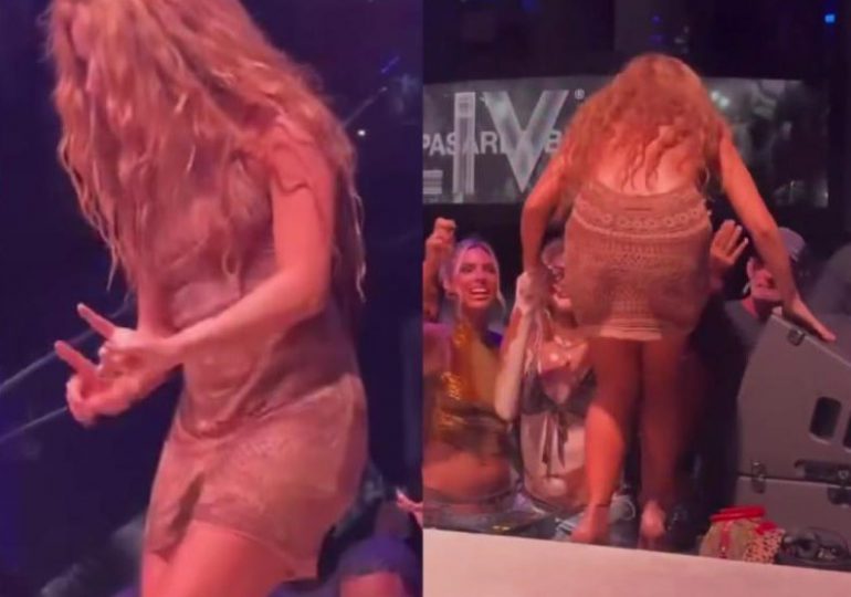 Fan de Shakira intenta filmarla de manera inapropiada y desata su molestia