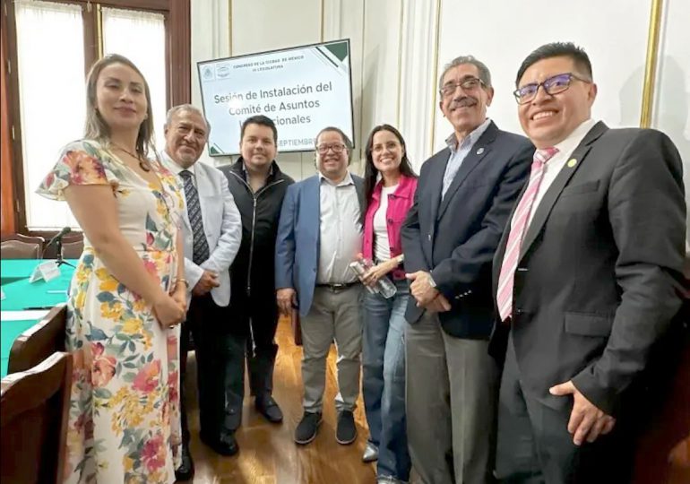 Dr. Jorge Asjana y el Ing. Amparo Céspedes instalan Comité de Asuntos Internacionales en congreso de CDMX