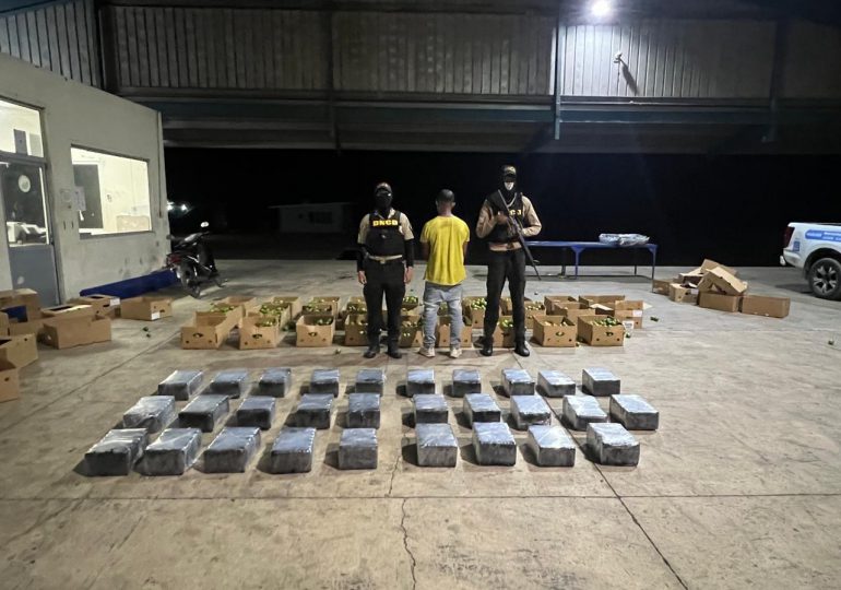 Arrestan a hombre y frustran envío de 201 paquetes de cocaína en Puerto Manzanillo