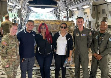 Llega a República Dominicana donación humanitaria en avión militar C-17 Globemaster III