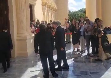 Antony Blinken llega al Palacio Nacional para reunirse con Luis Abinader