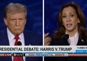 Comienza el debate entre Trump y Harris con un apretón de manos y una presentación formal