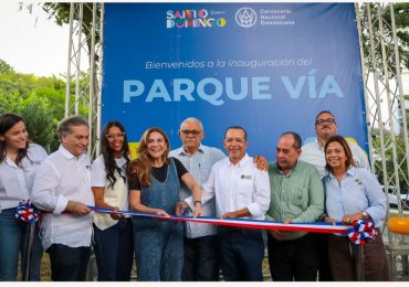 Alcaldía del DN y Cervecería Nacional Dominicana encabezan inauguración del Parque Vía en Los Ríos