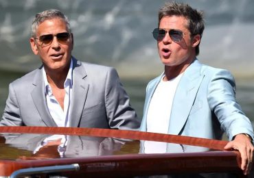 Brad Pitt y George Clooney revolucionan la noche en Venecia