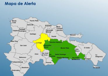 COE pone en alerta 8 provincias por vaguada