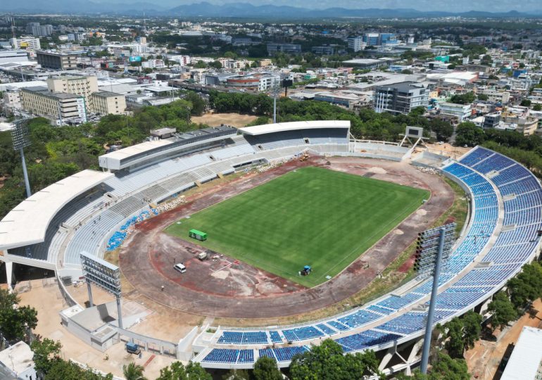 MIVED avanza en los trabajos de remodelación del Estadio Olímpico Félix Sánchez