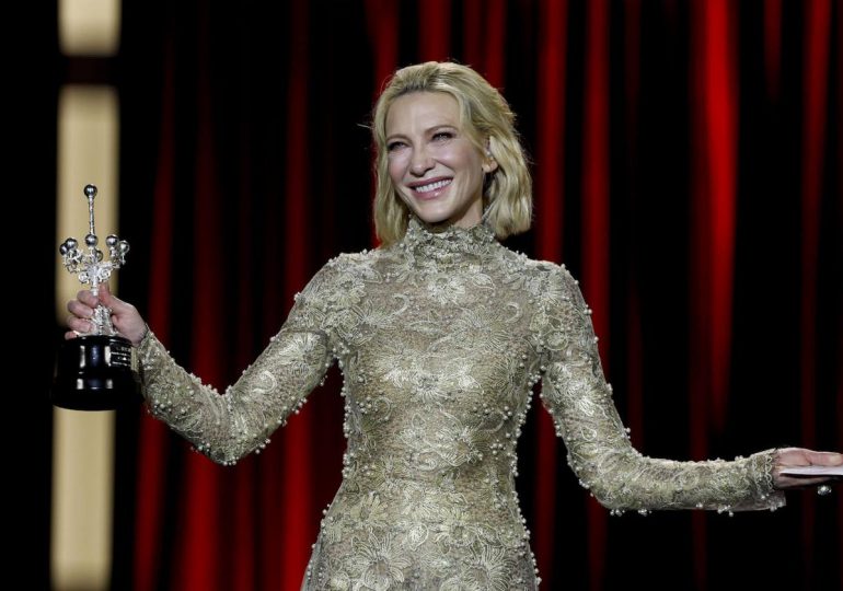 Cate Blanchett entra en la historia del Festival de Cine de San Sebastián