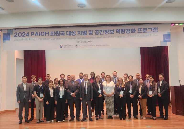 IPGH-IGN participa en el 3er taller de capacitación en nombres geográficos e información geoespacial en Corea