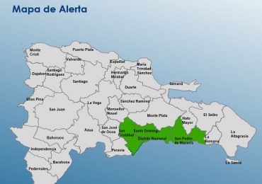 COE emite alerta verde en tres provincias y el Distrito Nacional