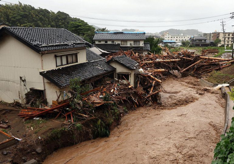 Seis muertos tras fuertes lluvias en el centro de Japón