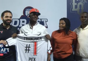 Los Toros eligen a Welbyn Francisca como primer pick del Draft de Novatos Lidom 2024