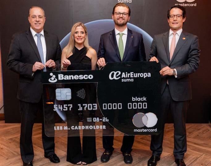 Banesco, Mastercard Black y Air Europa lanzan tarjeta con beneficios exclusivos