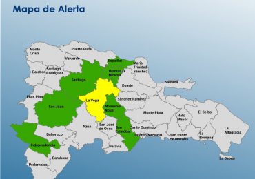 COE coloca una provincia en alerta amarilla y 07 en verde por lluvias