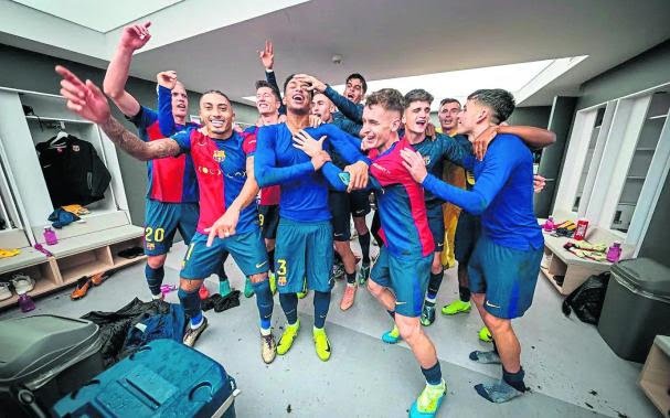 Lamine Yamal y el Barcelona celebraron la victoria del "Clásico" con dembow